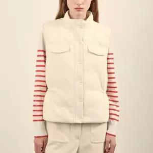 [올리비아로렌] MG01 트위드 패딩 VEST_ VVCKA4W9191 (42843367)