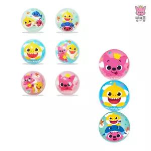 핑크퐁 미니 소프트 볼 3P 아기 공놀이 유아 장난감/체육/교구/촉감/놀이/교육/연습용/굴리기/던지기/운동