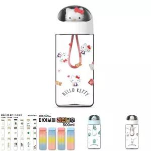 산리오 헬로키티 우주캡슐 트라이탄 물병 500ml/생수통/내열/유리/스포츠/파우치/텀블러/주머니/물통/가방