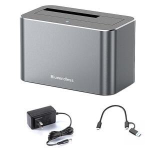 하드 드라이브 도크 USB3.0 SATA 외장 도킹 스테이션 SAS/SATA 인클로저 (2.5/3.5인치 SATA/SAS HDD SSD용)