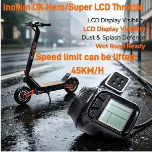 이노킴 OX 전동 스쿠터 OEM 60V LCD 디스플레이 통합 속도 제어 썸 스로틀 수리 부품