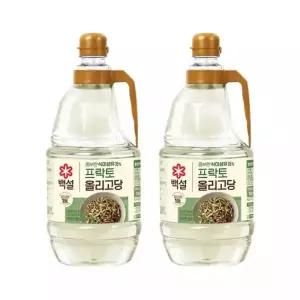 백설 프락토 올리고당 2.45kg x2개
