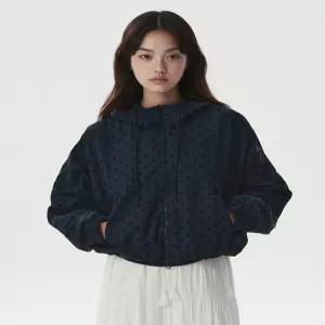 후아유 Hooded Crop Windbreaker WHJJG4822F 6883765