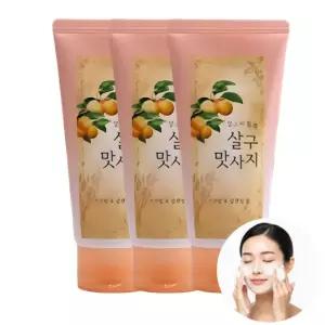 온더바디 살구 스크럽 앤 클렌징 폼 120g 3개