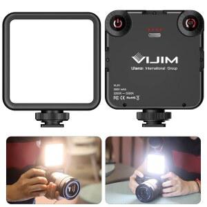 ULANZI VL81 3000MAH 바이컬러 LED 비디오 라이트(소프트박스 포함) - 3200K~5600K CRI95 충전식 카메라 라이트 DSLR/고프로호환/소니호환/캐논호환/아이폰호환 콜드 슈 마운트 3개 VLOG 촬영 TIKTOK 라이브 및 사진