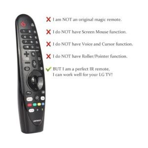 (음성 및 마우스 기능 없음) IR AKB75855501 MR20GA 2020년형 LG 스마트 TV OLED, 나노셀 4K ULED 모델용
