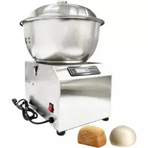 INTBUYING 전기 반죽 믹서기 17LB 용량 상업용 빵·피자 30분 110V 750W 타이머 기능 및 분리형 볼 포함