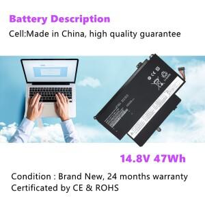 45N1706 레노버 씽크패드 12.5인치 S1 요가 시리즈용 14.8V 47WH 노트북 배터리