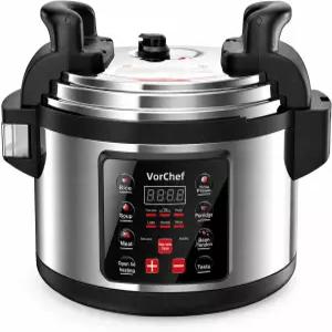 15L/15.9 QT 상업용 전기 압력 조리기 5-in-1 다기능 대형 2000W 캔너 내부 냄비는 논스틱 처리되어 있으며