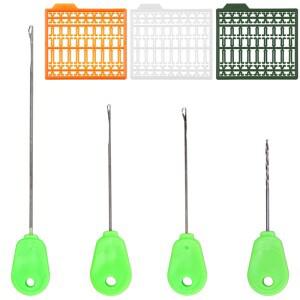 7pcs 잉어 낚시 액세서리 Boilies 미끼 드릴 바늘 머리 장비 Stringer 도구 stoppers