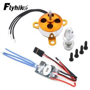 A1504 2200KV 2700kv 마이크로 브러시리스 전동(RC 드론 항공기 헬리콥터 쿼드콥터용 10A ESC 포함 마운트
