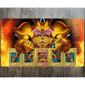 유희왕 엑소디아 금지된 원 플레이매트 TCG 패드 YGO 매트 매트-398