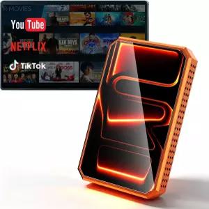 MAKASRI HDMI 및 USB 포트가 탑재된 Wireless CarPlay Android Auto 어댑터 Magic AI Box 내장 Play 스토어