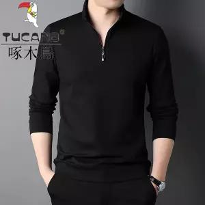 후드 티 가을 스웨트 오버핏 집업 딱따구리 면 소재 긴팔 티셔츠 남자 남성 봄가을 중년 남성복 반목폴라