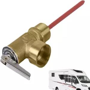 온수기 온도 압력 밸브 210°F 150 PSI 확장 프로브 온수 탱크 배관공 기술자 주택 소유자 계약자 보일러
