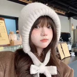 니트모자 여성 모자 뜨개가방 벙거지