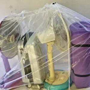 대용량 투명 비닐 보관 커버 가전 제품 먼지 차단 덮개 이사 정리 수납 케이스