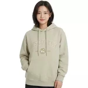 [보리보리/디스커버리]디스커버리 공용 바시티 그래픽 후드 티셔츠 DXHD11041-BGN