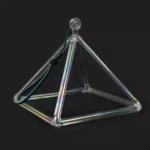 WENSYING 레인 크리스탈 싱잉볼 스타일 실린더 부드러운 말렛 포함 요가 마음챙김 홈 데코용 무지갯빛 빛
