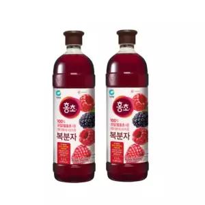 홍초 복분자 1.5L x 2개