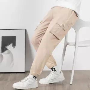 조거 카고 조거팬츠 조커바지 아이스 여름 조커팬츠 작업복 고무줄