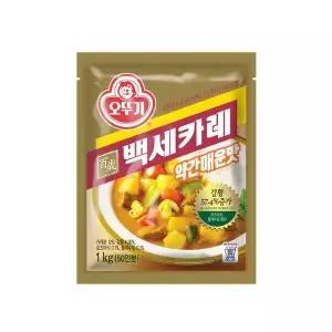 오뚜기 백세카레 약간매운맛 1kg 1개 -