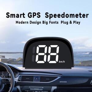 자동차 GPS HUD 헤드업 디스플레이 범용 디지털 속도계 프로젝터 KM/H 전면  차량용 플러그 앤