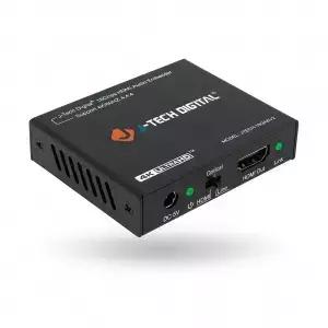 J-Tech Digital 18Gbps 디지털/아날로그 오디오 HDMI 임베더 인서터 지원 4K@60Hz 4 HDR CEC HDCP2.2/1.4