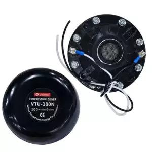 드라이버 유니트 100W 주물 혼 스피커 결합 차량용 싸이렌 앰프 유닛 VTU-100N