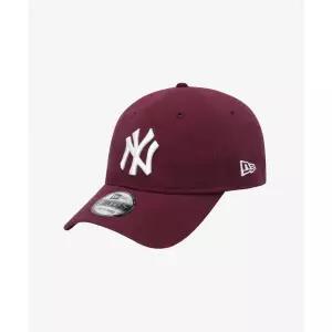 NEW ERA MLB 뉴욕 양키스 베이직 언스트럭쳐 볼캡 버건디 15131670