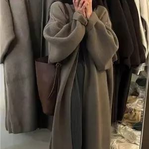 여성 루즈핏 롱 니트 가디건 봄 가을 간절기 아우터