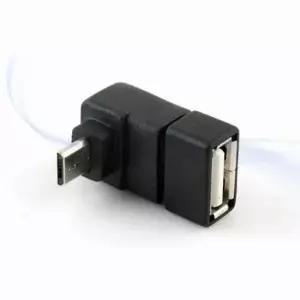 핸드폰 변환 젠더 마이크로 5핀(M) USB F 젠더 상향