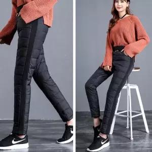 [하프클럽/셀러허브_여성트랜드패션] 여성 패딩바지 미으 여자 방한바지 신