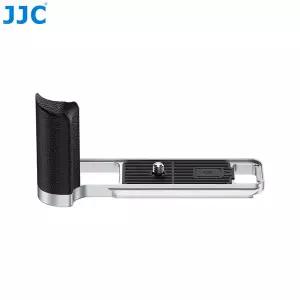 후지필름 X-E5 미러리스 카메라용 JJC 메탈 핸드 그립 미끄럼 방지 핸드그립 SD 카드 슬롯 포함 L 브래킷
