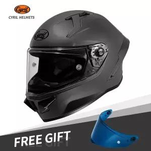 바이크 오토바이헬멧 하이바 풀페이스 오토바이 헬멧 DOT 인증 남여공용공용 CYRIL Cyril Cascos Para Moto