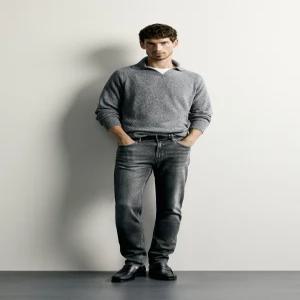 ZARA 자라 슬림핏 베이직 청바지 - 그레이 0774/333/802