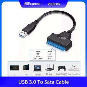 SATA to USB 3.0 / 2.0 케이블 최대 6Gbps 2.5인치 외장 HDD SSD 하드 드라이브 3 22핀 어댑터 III 코드