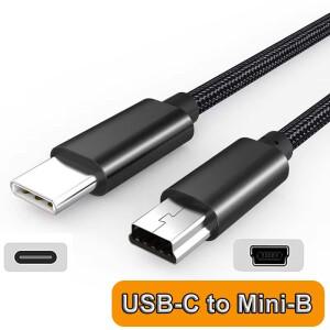 카메라 MP3 맥북 호환 프로용 USB 타입 C 미니 어댑터 케이블 USB-C 미니-B 충전 전원 데이터