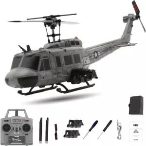 RC ERA C032 UH-1 휴이 헬리콥터 1/48 스케일 6CH 자이로 안정화 원격 조종 항공기 지능형 위치 제어/하비