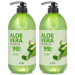 알로에 수딩젤 대용량 1000ml 2개 알로에베라 99% 젤 수분크림 시술 후 관리
