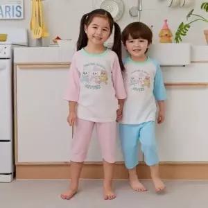 투게더 래글런 칠부실내복(3color)