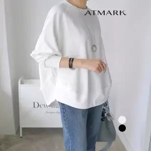 [앳마크]ATMARK (77까지)소프트래글런루즈맨투맨_AA56TS007G
