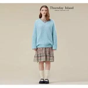 [써스데이아일랜드][Thursday Island] 부클 레글런 롱 풀오버(T238MSW231W)
