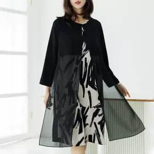 [데드라](100size)파우스쉬폰롱원피스[봄,가을VER] OPC1023