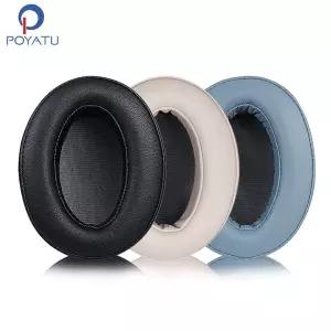 POYATU WH H910N 이어 패드 소니호환 WH-H910N 이어 패드 헤드폰 패드 쿠션 커버 교체 귀마개