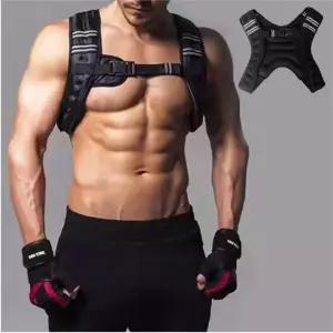 웨이트 중량조끼 3kg 칼로리 소모 훈련용 모래주머니 착탈 편리중량조끼 무