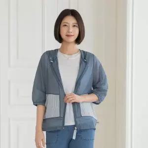 [마담4060]엄마옷 마담4060 매쉬포켓후드 여성 데일리 점퍼 -RJP2605005-[35941946]