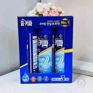 이헌 홈키파 엘비이 수성 에어졸 무향 500mlx3p 뿌리는모기기피제 모기살충제