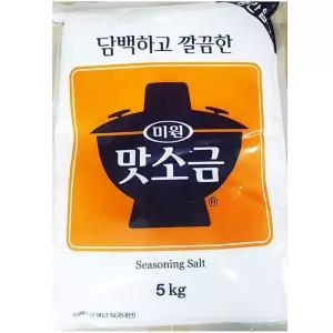 중간입자 맛소금 ( 5K)맛소금 양념소금 소금 업소용소금 업소용맛소금 요리