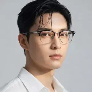 안경테 DIORBLACKSUITO S24U F400 명재현 하금테 블랙 실버 남자 여자